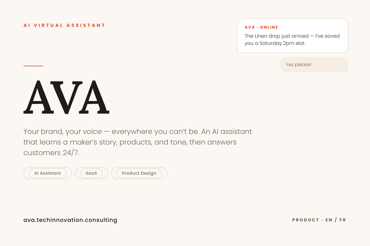 AVA — AI Brand Assistant